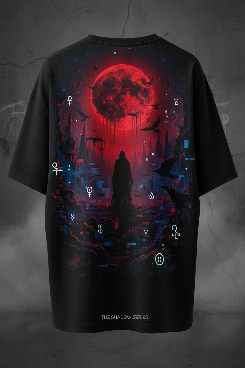 The Shadow Forest Oversized T-Shirt Navy
