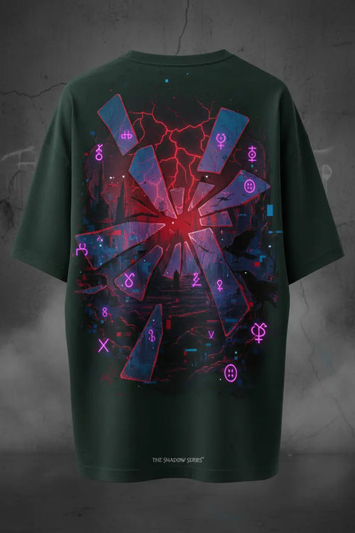 Mirror Shards — Oversized T-Shirt | The Shadow Series - aminemobtasssimshadow