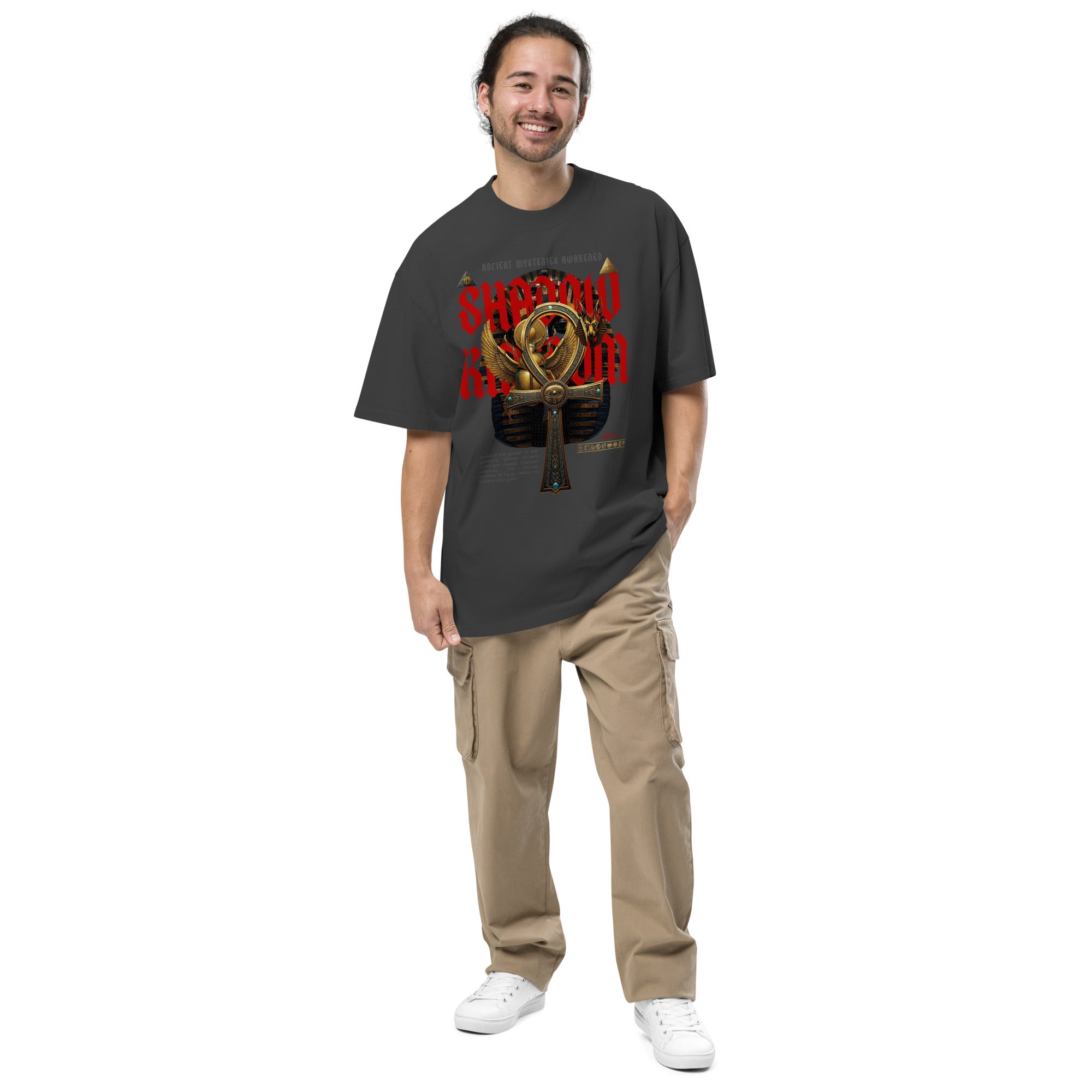 Oversized faded t-shirt - aminemobtasssimshadow