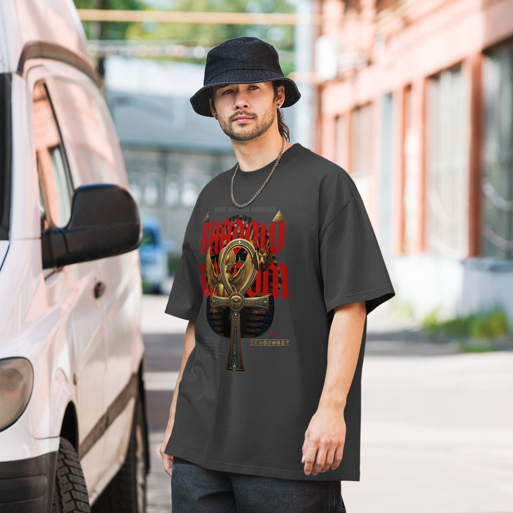 Oversized faded t-shirt - aminemobtasssimshadow